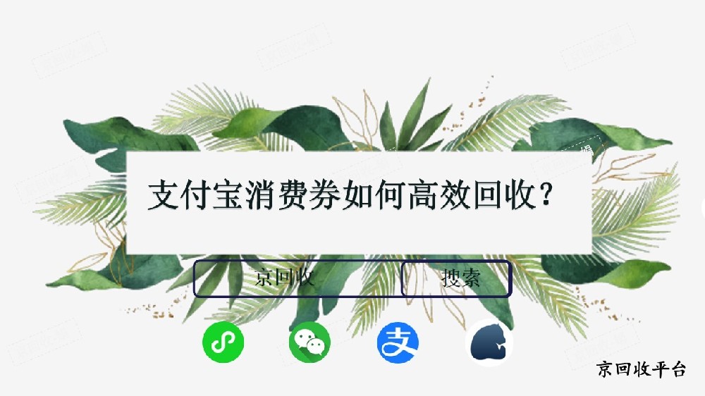 支付寶消費(fèi)券怎么高效回收？